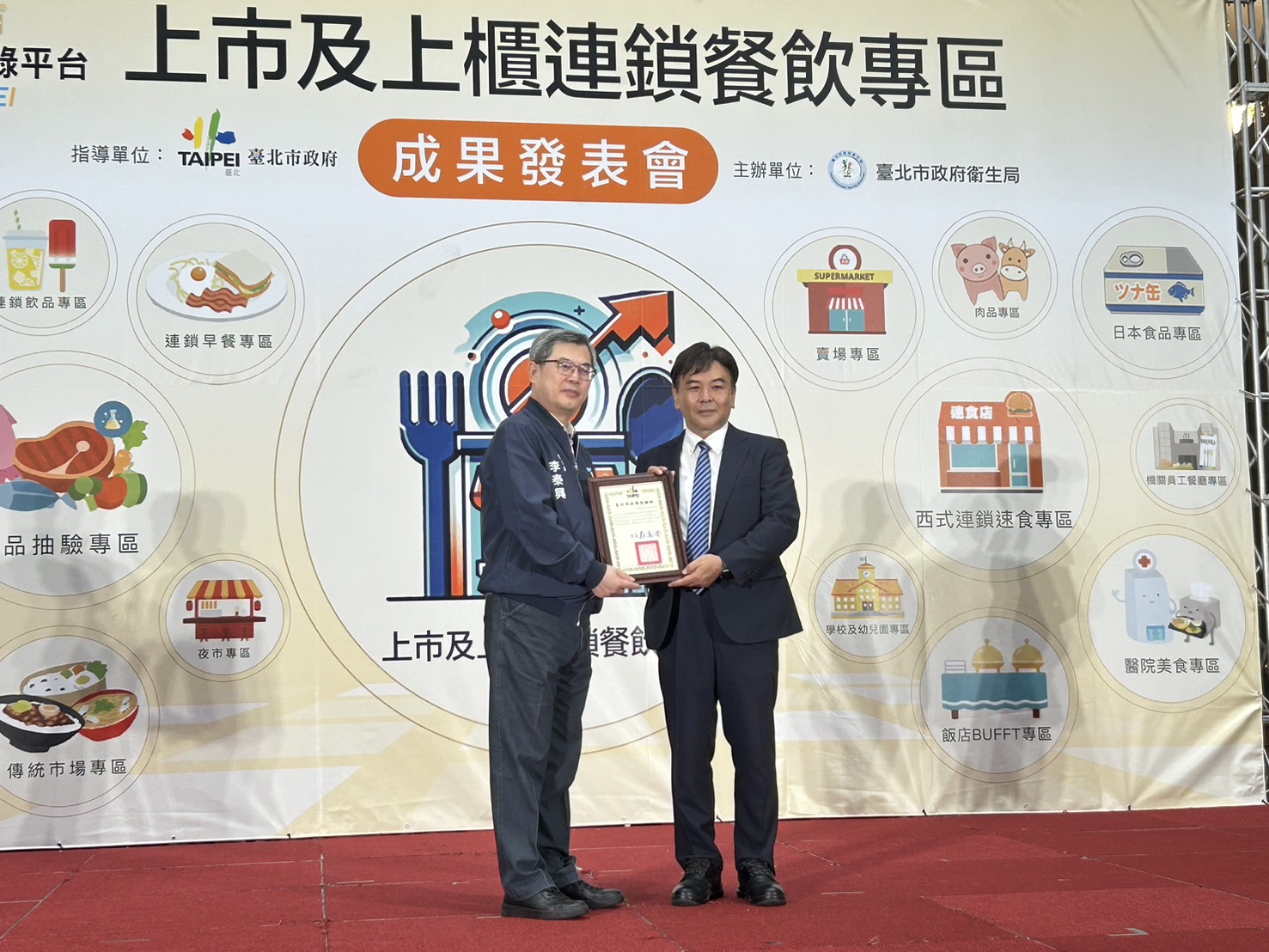 食材登錄平台發表